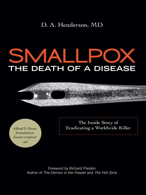 Title details for Smallpox by D. A. Henderson - Wait list
